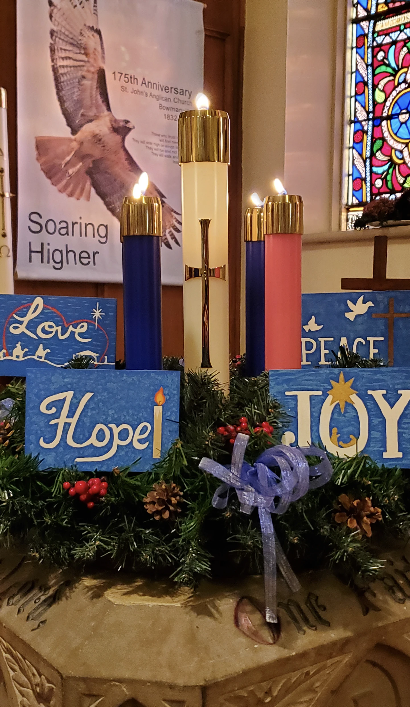 Worship at St. John's Anglican Church in Bowmanville